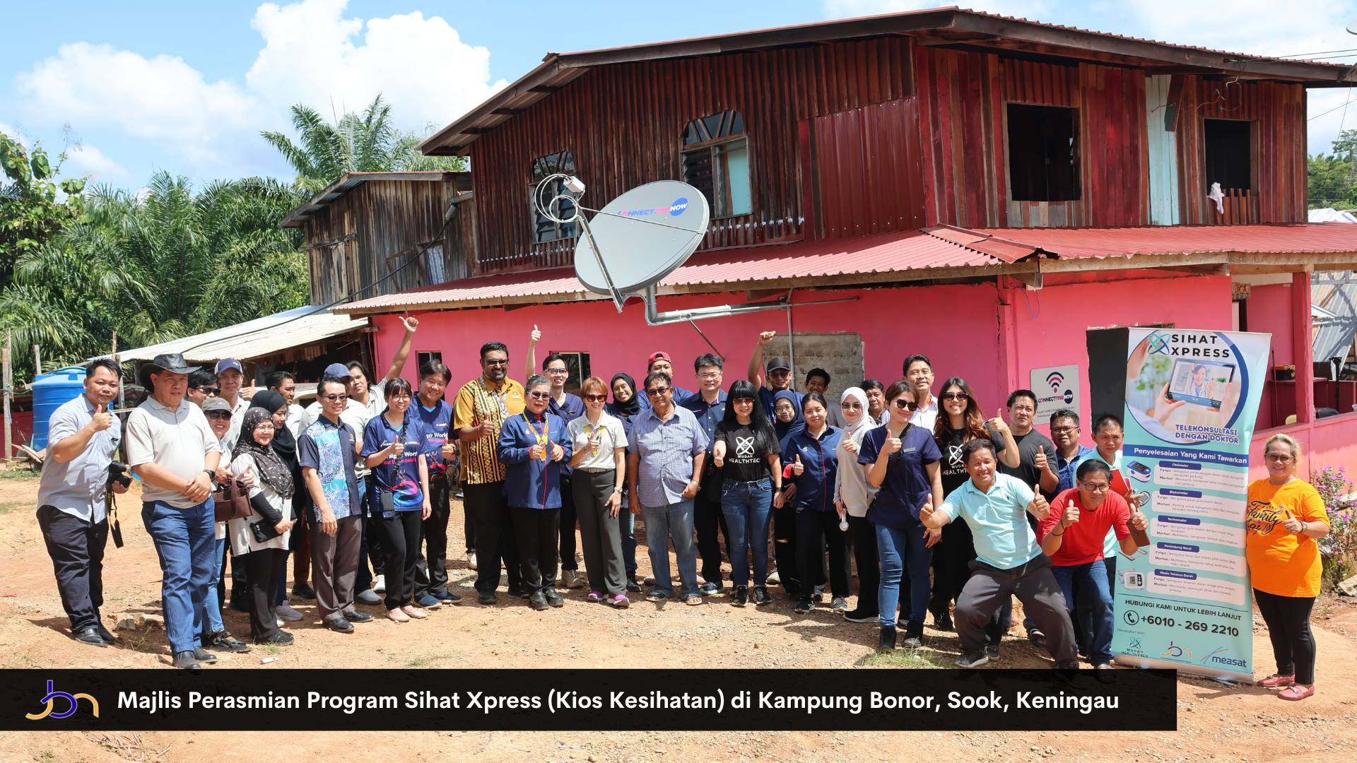 MAJLIS PERASMIAN PROGRAM SIHAT XPRESS (KIOS KESIHATAN) DI KAMPUNG BONOR, SOOK, KENINGAU